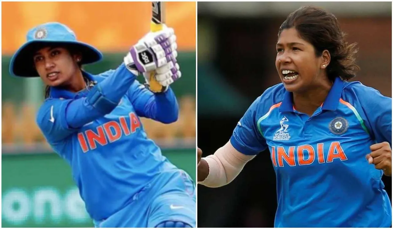 mithali raj and jhulan goswami ,england vs india women ,mithali raj and jhulan goswami