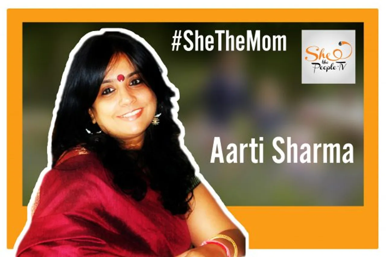 Aarti Sharma single mother