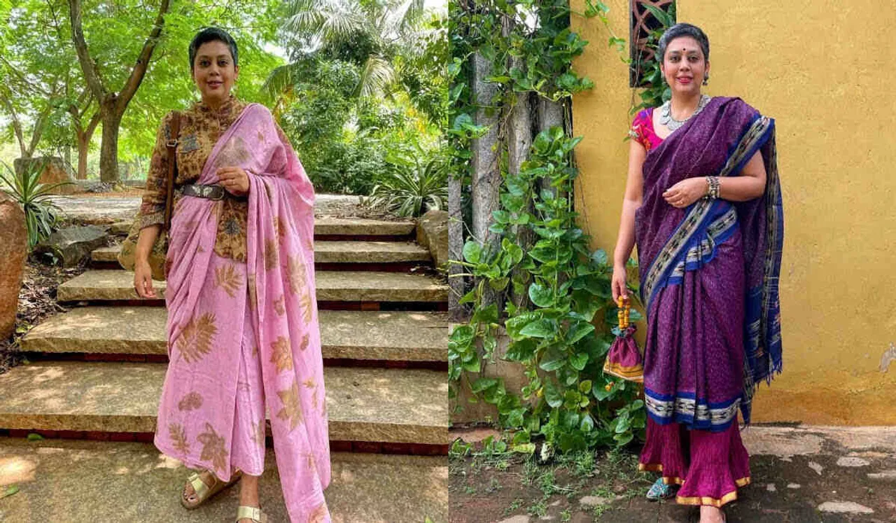 How Pooja Jagadeesh's Saree Styling Has Built A Fan Following