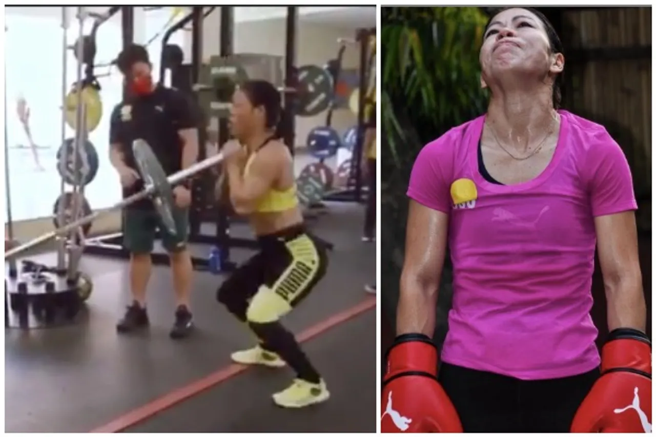 Mary Kom workout video