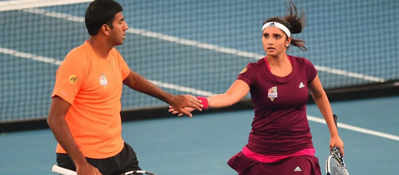 Sania Mirza and Rohan Boppana