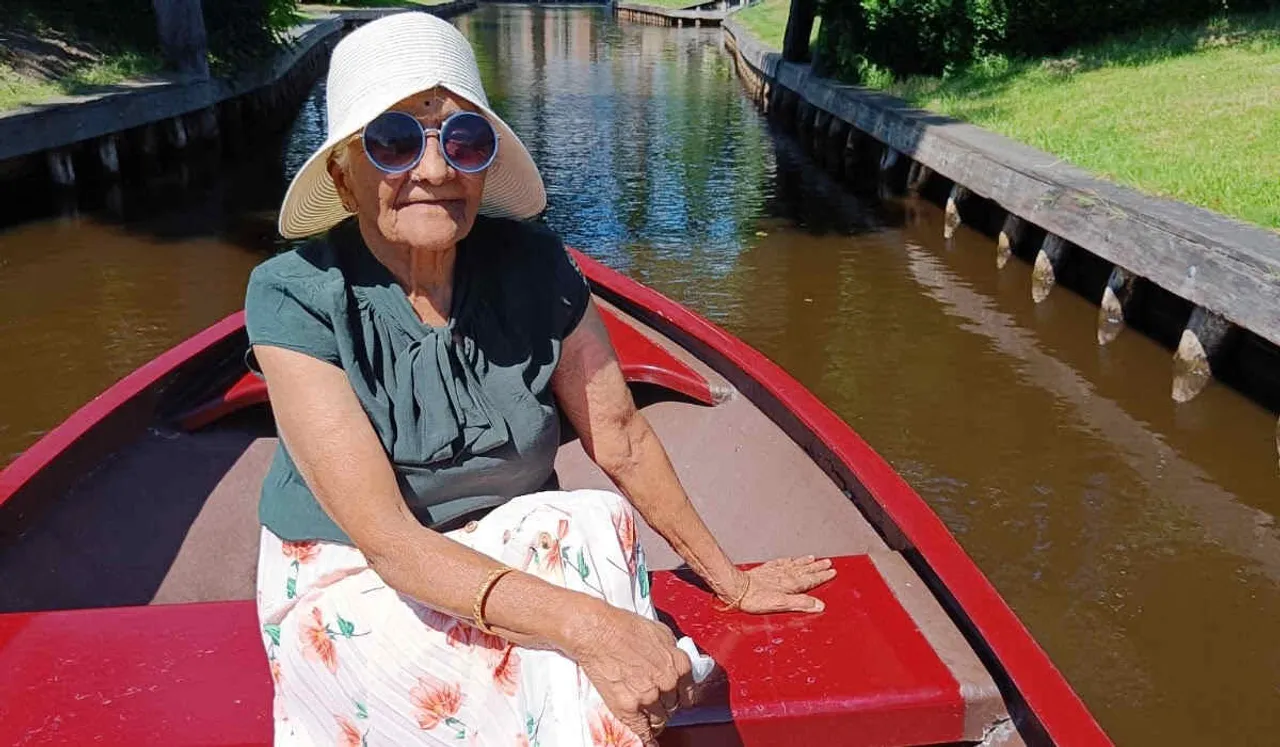 Woman Travels Abroad At 84