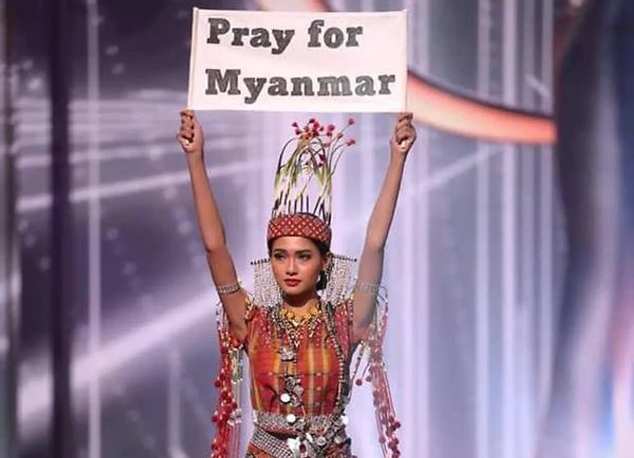 Myanmar Miss Universe contestant