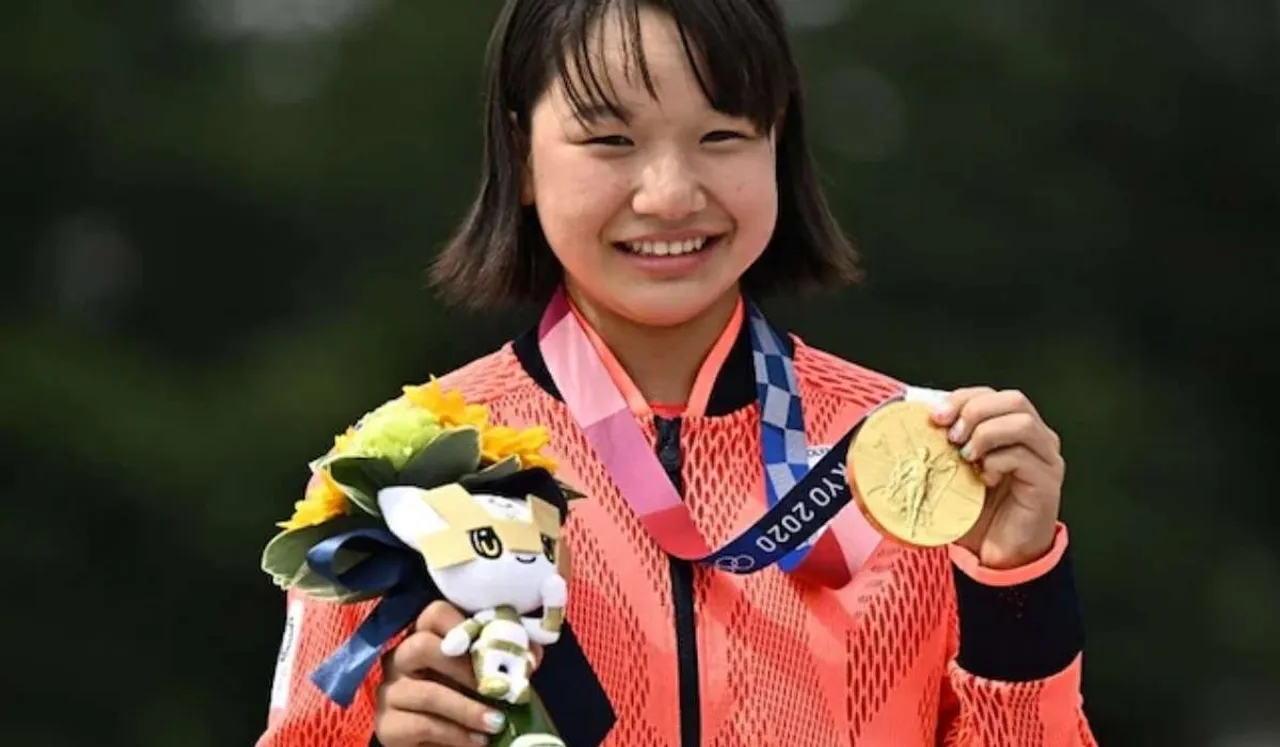 At 13, Momiji Nishiya Claims Historic First Olympic Gold In Women's Skateboarding