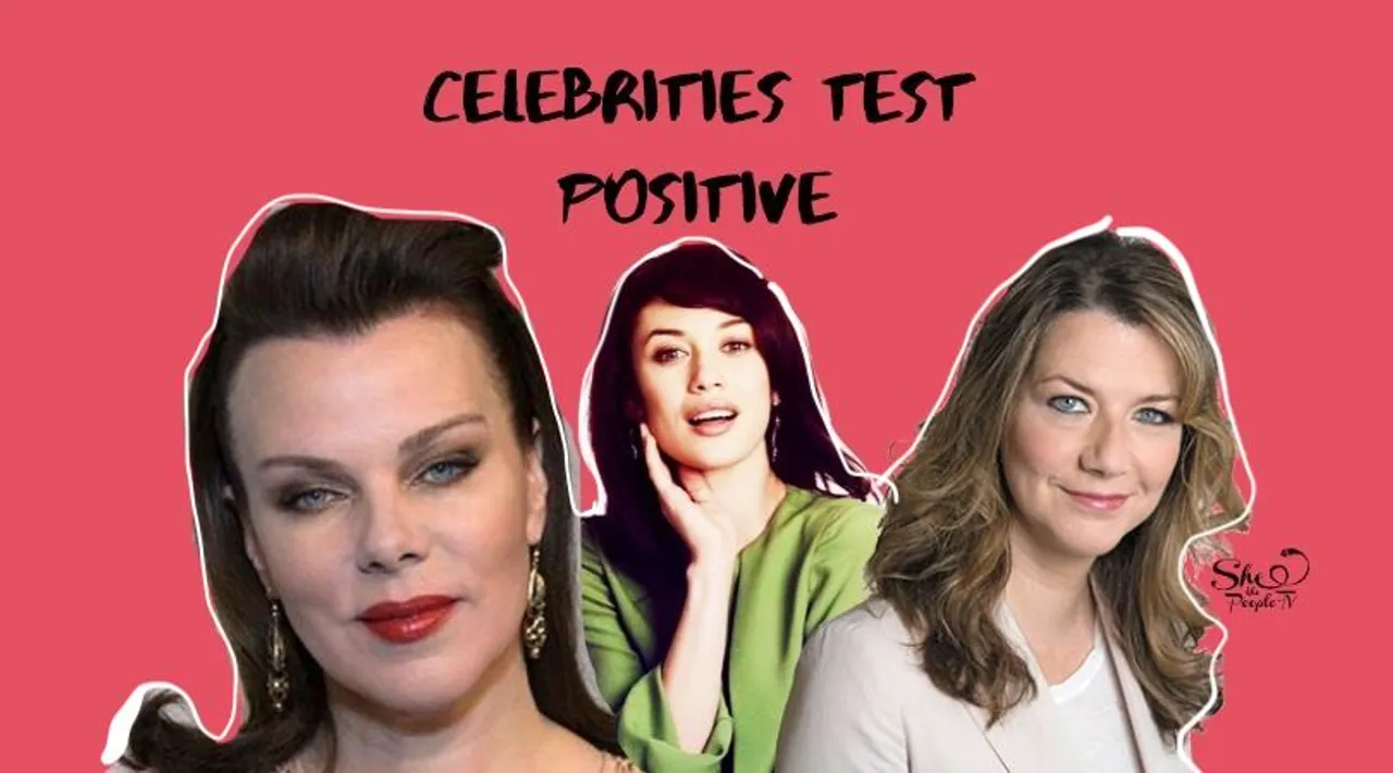 celebrities test positive