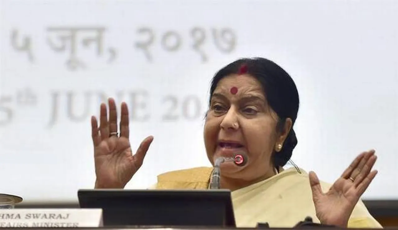 Terror And Talks Can’t Go Together: Sushma Swaraj