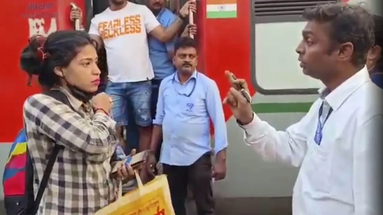 KR-Puram-railways-Station, Train Ticket Inspector Harasses Woman