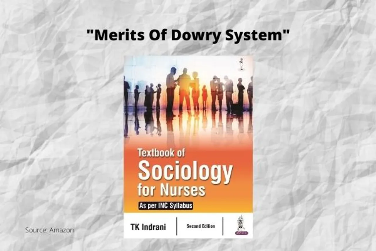 sociology textbook withdrawn, merits of dowry, textbook of sociology for nurses