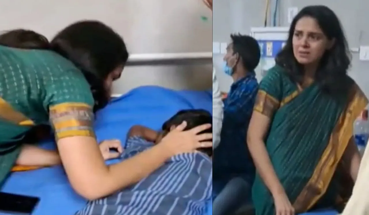 Viral Video: IAS Officer Roshan Jacob Tears Up While Meeting Injured Child At Hospital