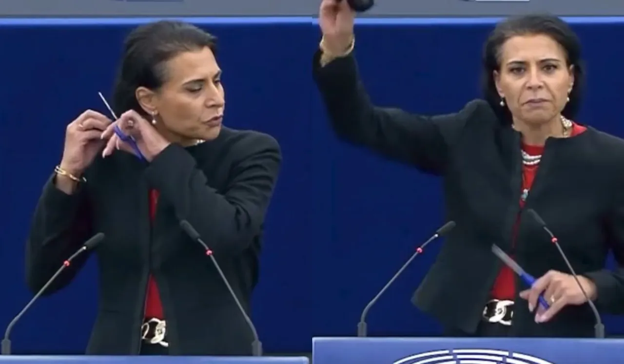 She Cut Her Hair During Speech In EU Assembly. Meet Abir Al-Sahlani