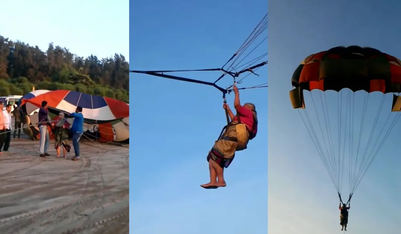 80-year-old paragliding goes viral