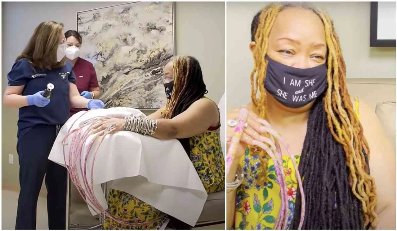 Woman With World's Longest Fingernails Cuts Them Off After Almost Three Decades