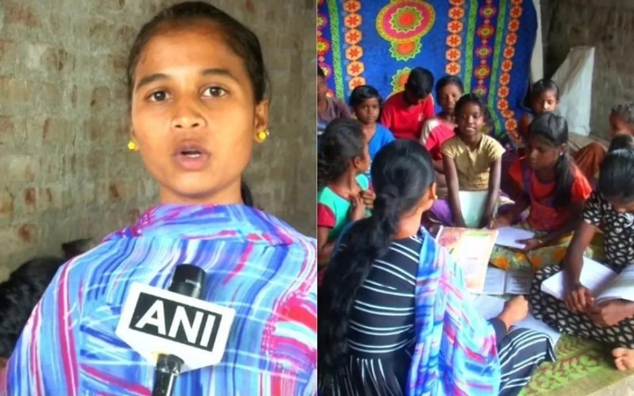 Coimbatore woman teaches poor children