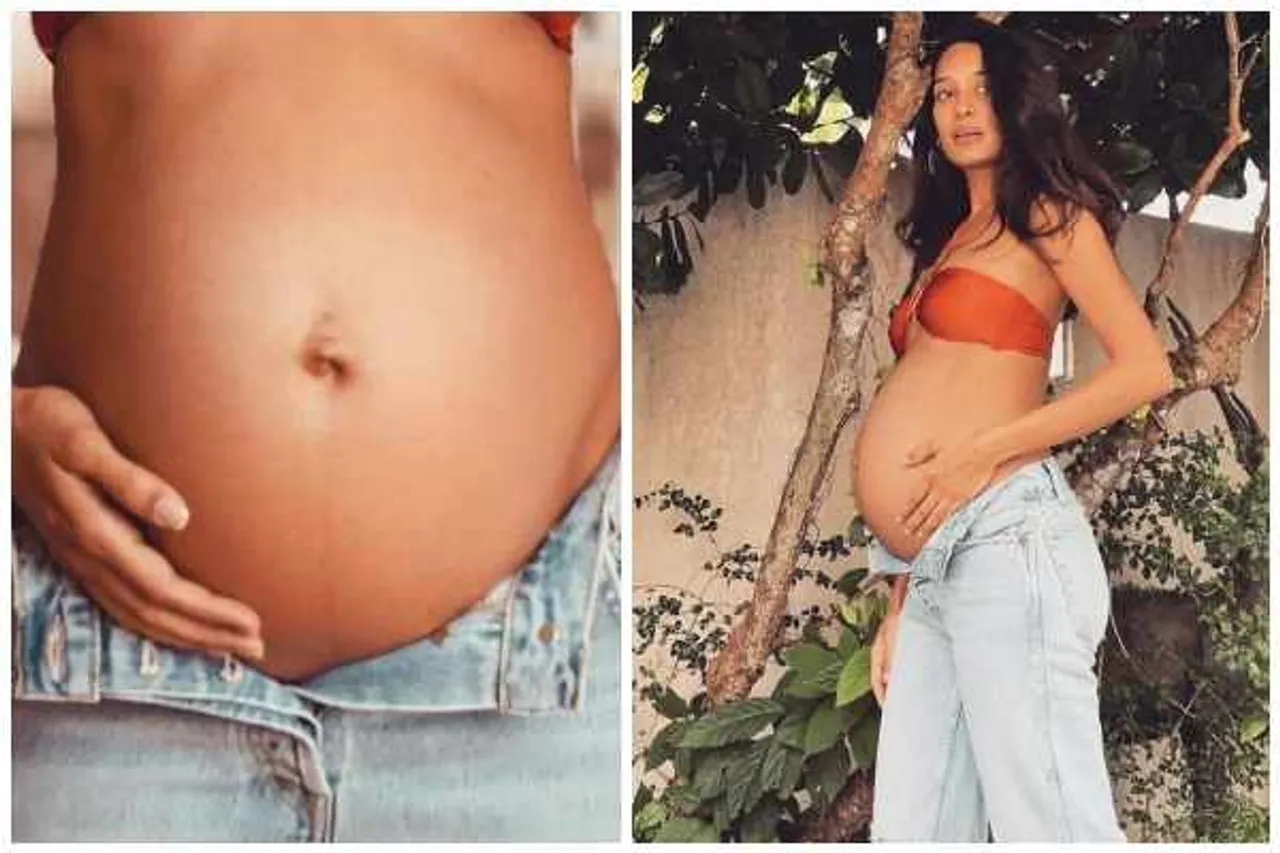 lisa haydon third baby, Lisa Haydon Baby