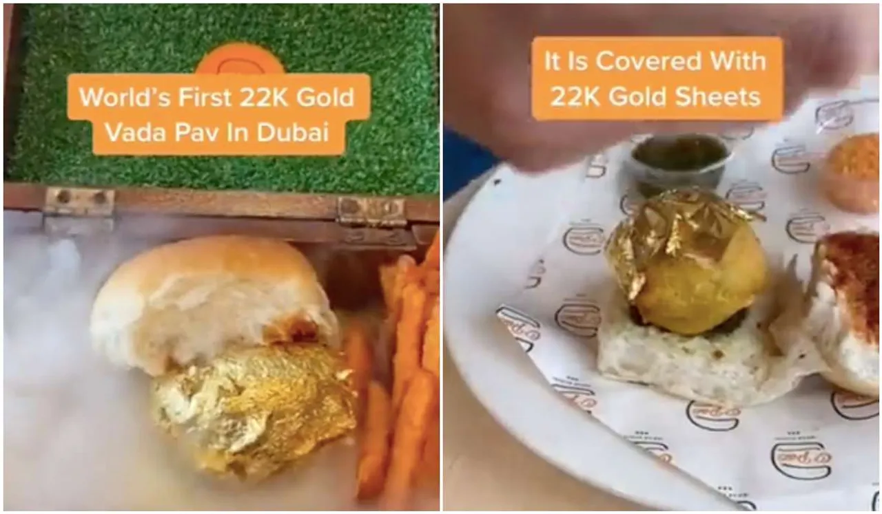 gold vada pav