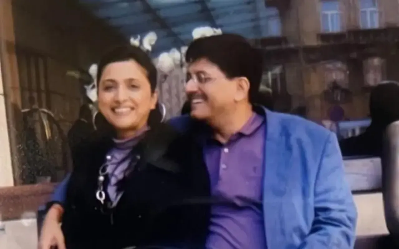 You complete me, Minister Piyush Goyal's Note For Wife On 30th Wedding Anniversary