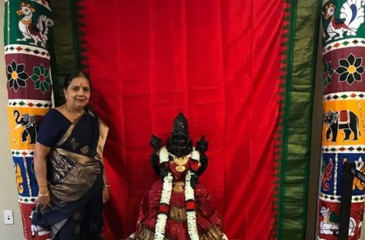 Meet 69 Year Old Kolam Artist Godavari Krishnamurthy, she's made over 2500 Designs