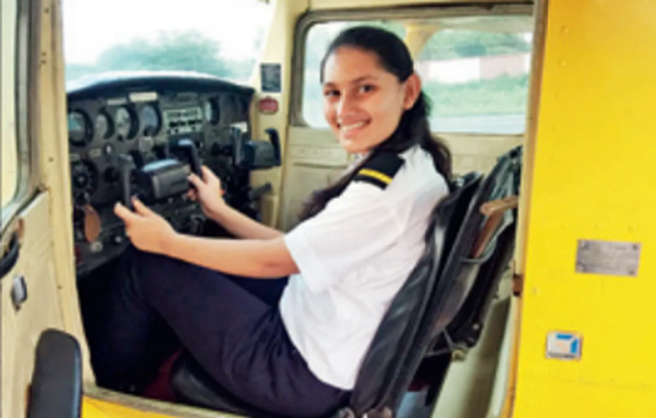 Varija Shah At 16 Baroda Girl Gets Flying Licence