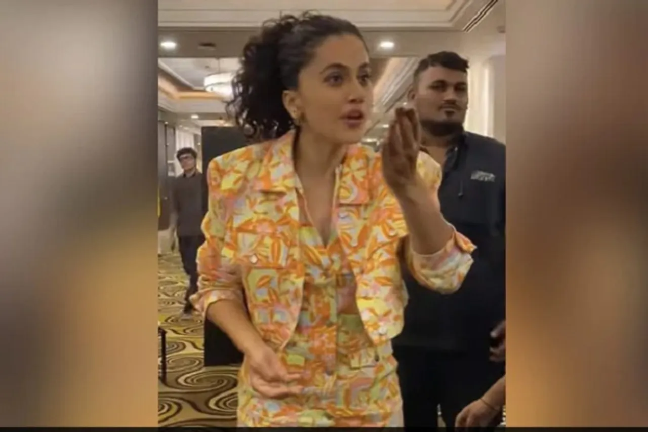 Taapsee Pannu Argues With Paparazzi During Film Promotion Event, Video Goes Viral