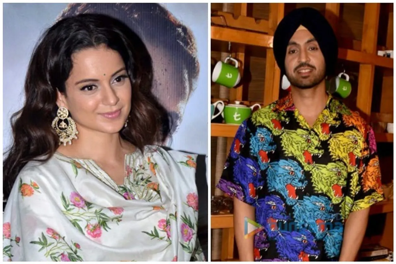 Diljit Dosanjh And Kangana Ranaut , Kangana Ranaut Diljit Dosanjh twitter feud