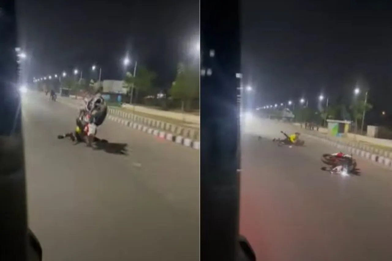 bhopal viral bike video