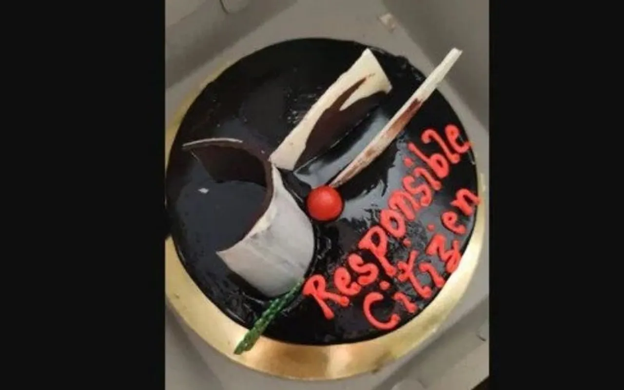 Mumbai Police sends cake ,Mumbai Police