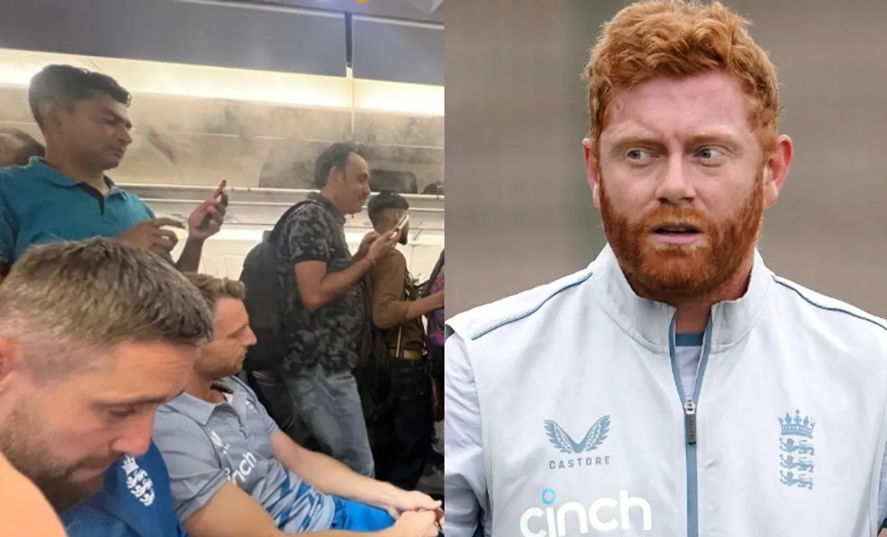 'Toh indigo mein kahan business class hota hai' - Fans react as Jonny Bairstow expresses despair during England's flight to India for ODI World Cup 2023