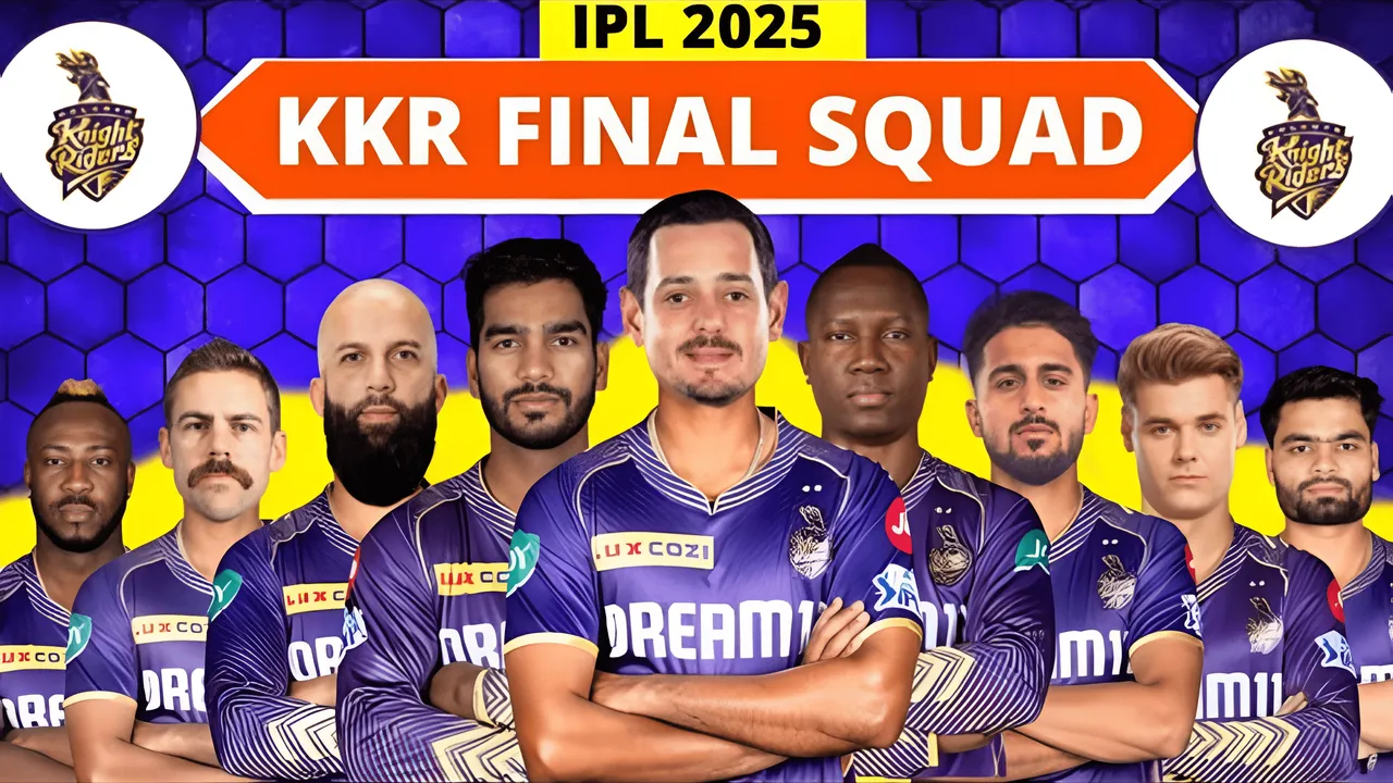 KKR full squad for IPL 2025 Complete players list and their salaries