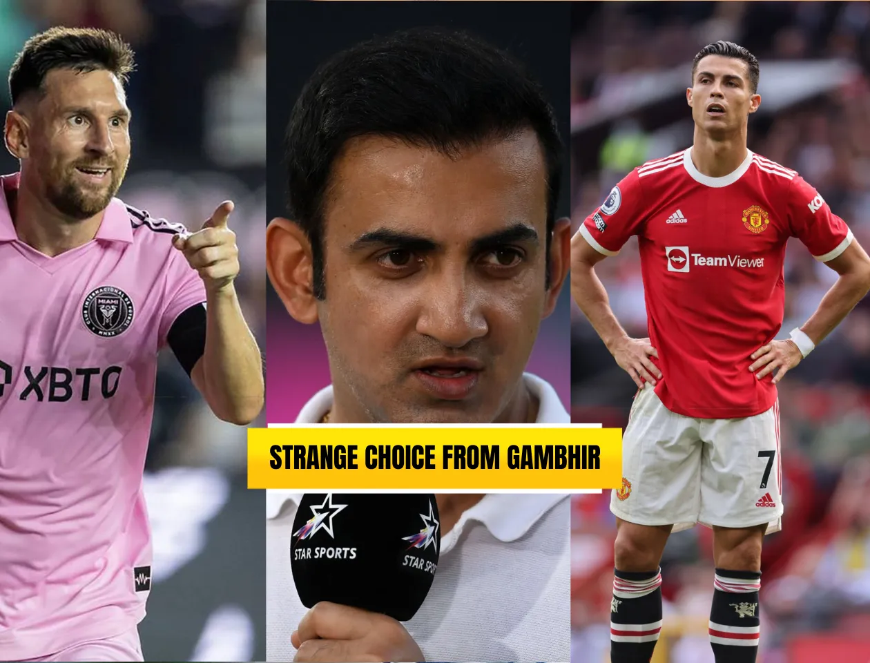 WATCH: Gautam Gambhir's surprise pick when asked about favourite football player
