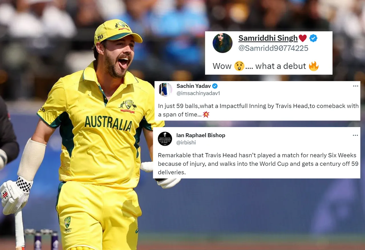 'Wow what a debut' -Fans react to Travis Head’s tremendous century vs New Zealand in ODI World Cup 2023