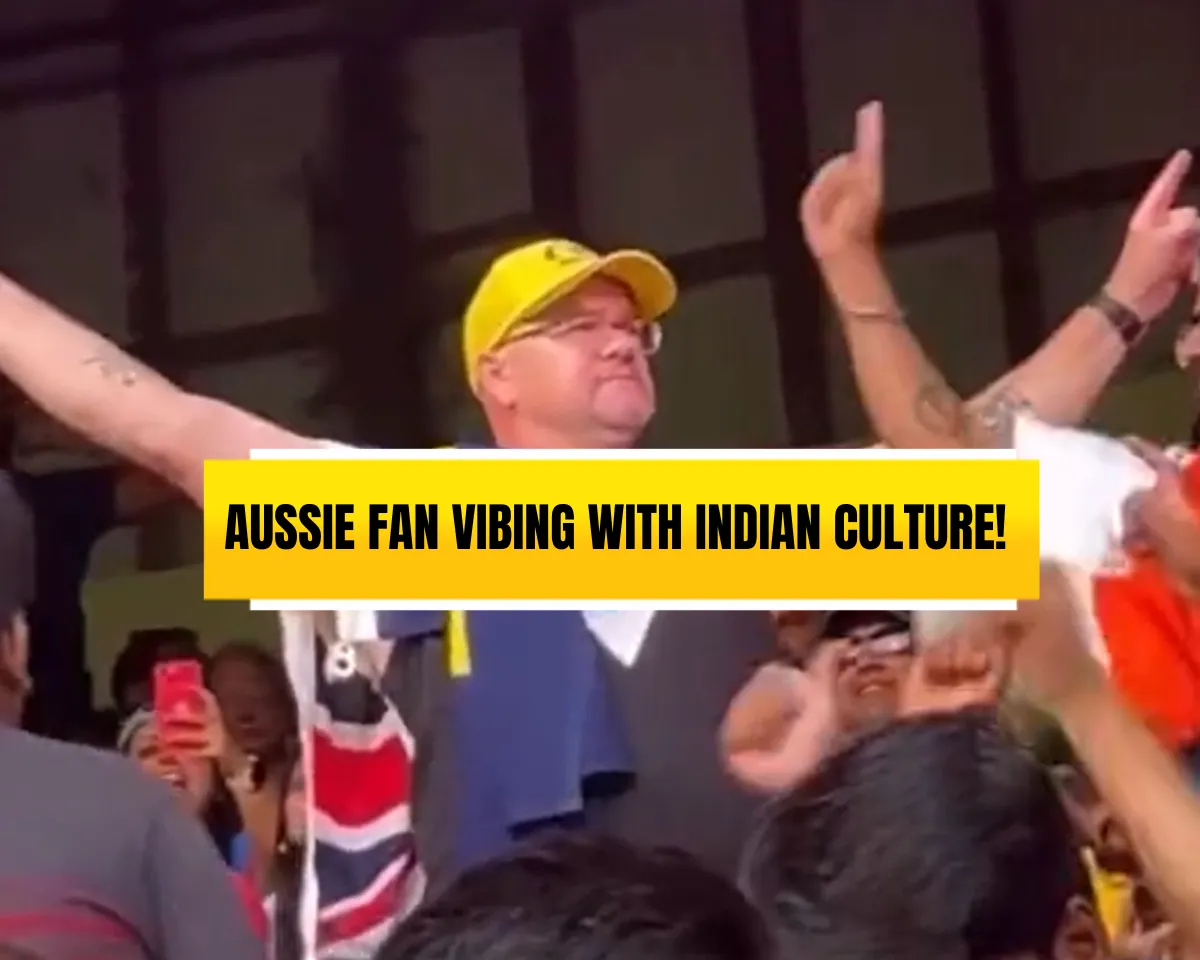 WATCH Australian fan chants 'Bharat Mata Ki Jai' during AUS vs PAK
