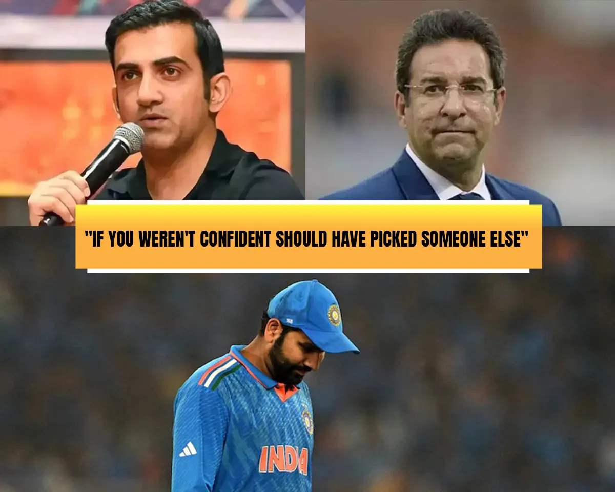 Gautam Gambhir, Wasim Akram, Rohit Sharma (Source: Twitter)