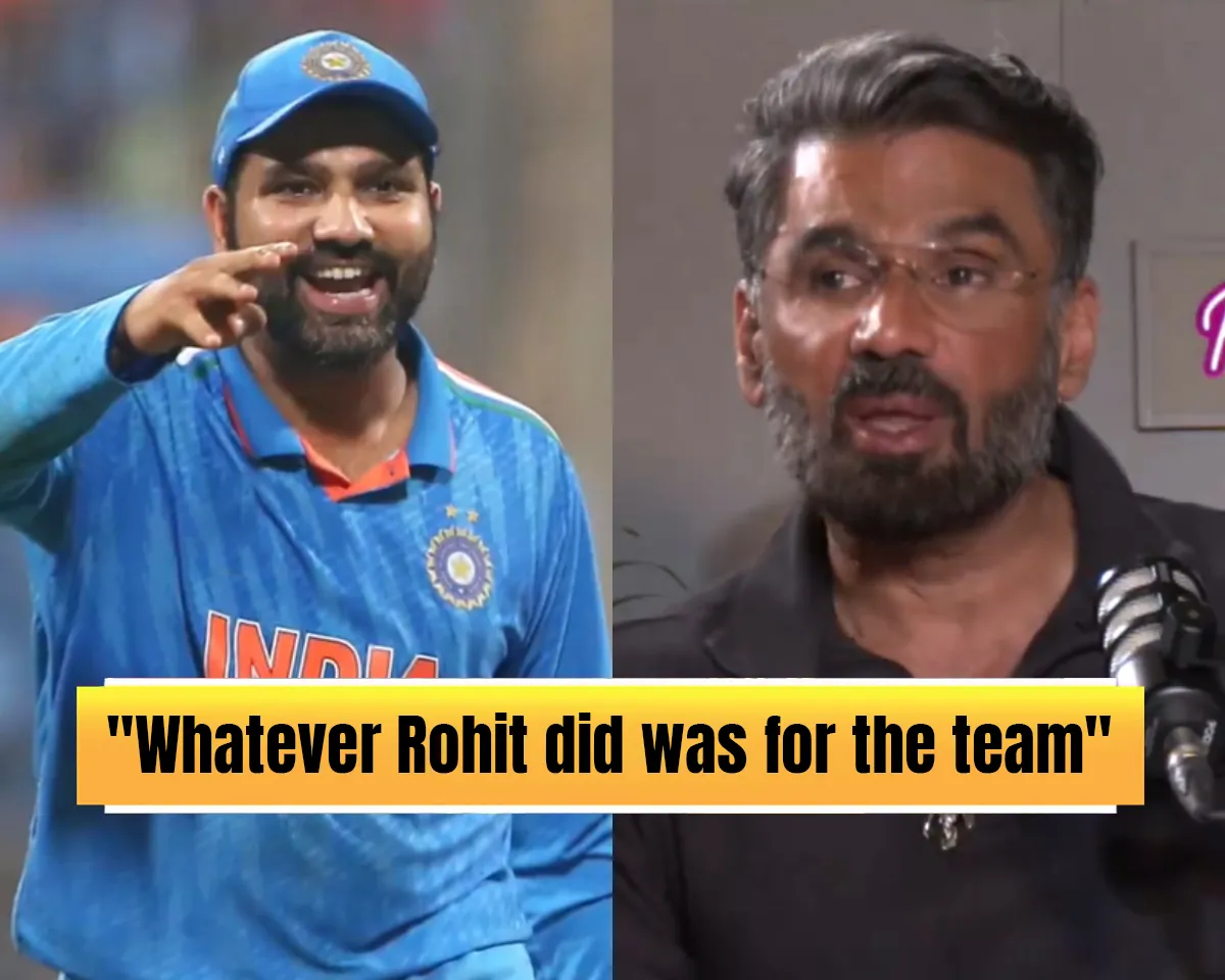 Rohit Sharma, Suniel Shetty