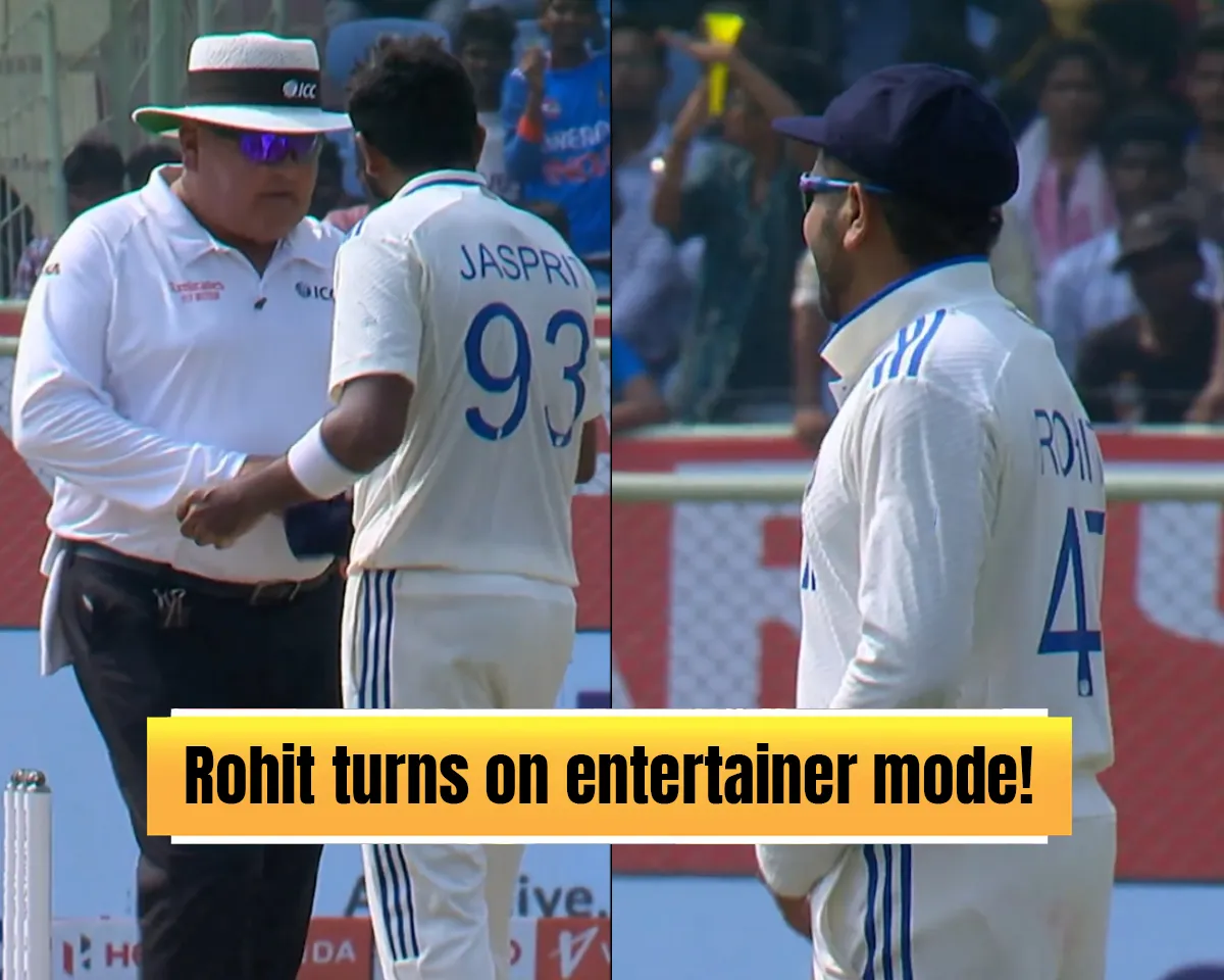 Captain Rohit Sharma is confused whether to take a review against Jonny Bairstow on Day 2 (Source: X) 