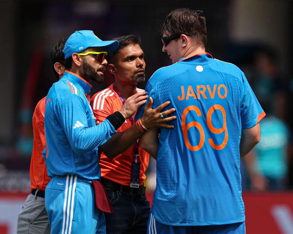 'Jarvo bhai yaha no karo' - Fans react as freak fan Jarvo makes his appearance in Chennai in Indo-Aus ODI World Cup 2023 match