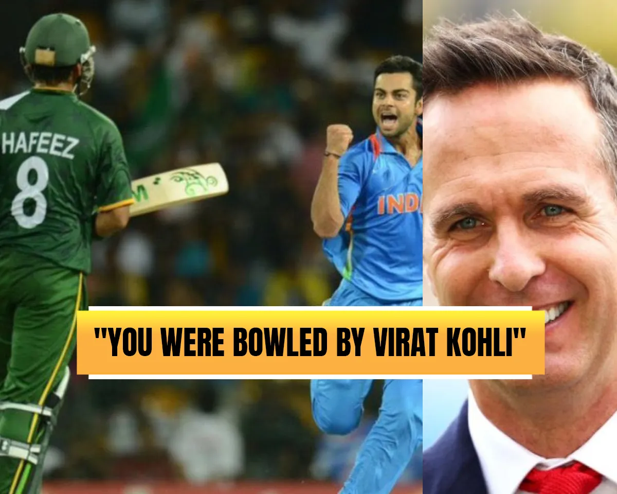 Mohammad Hafeez cleaned up by Virat Kohli in T20 World Cup 2012, Michael Vaughan