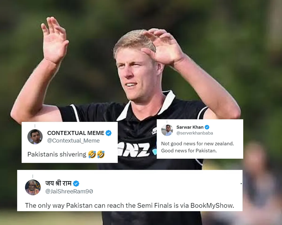 'Ye toh All rounder hai bhai' - Fans react as Kyle Jamieson replaces Matt Henry in New Zealand's ODI WC 2023 squad for remainder of tournament