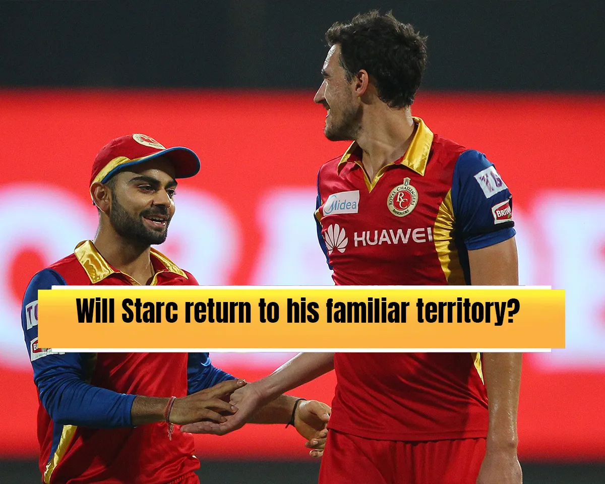 Virat Kohli & Mitchell Starc in RCB (Source: Twitter) 