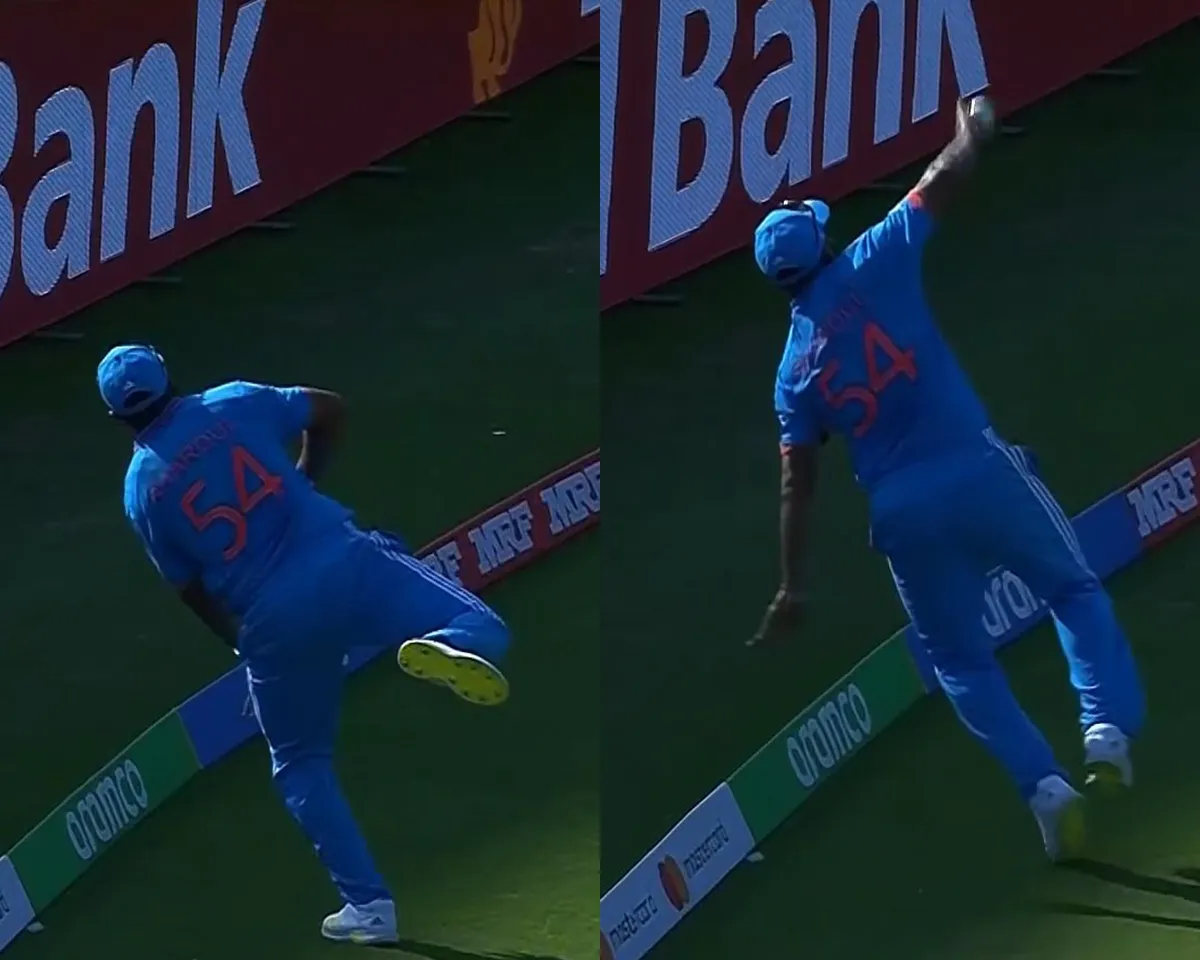 WATCH: Shardul Thakur takes juggling catch at boundary line to send ...