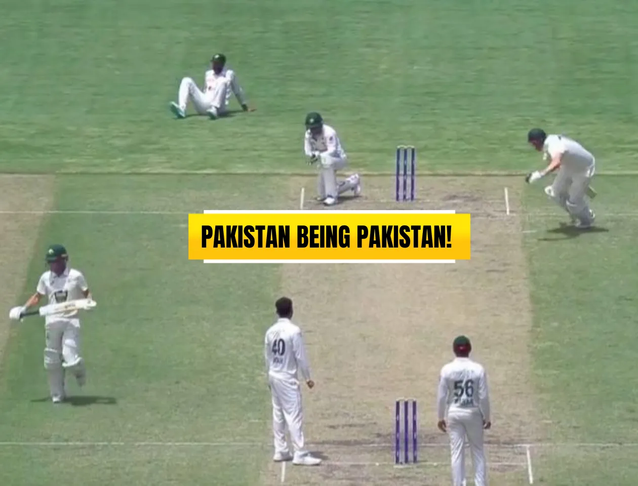 WATCH Pakistan's fielding blunder during warmup game in Australia