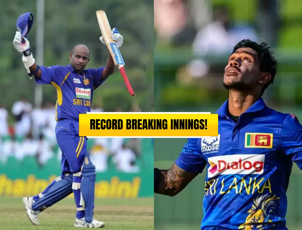 Top 5 players with highest individual score for Sri Lanka in ODIs