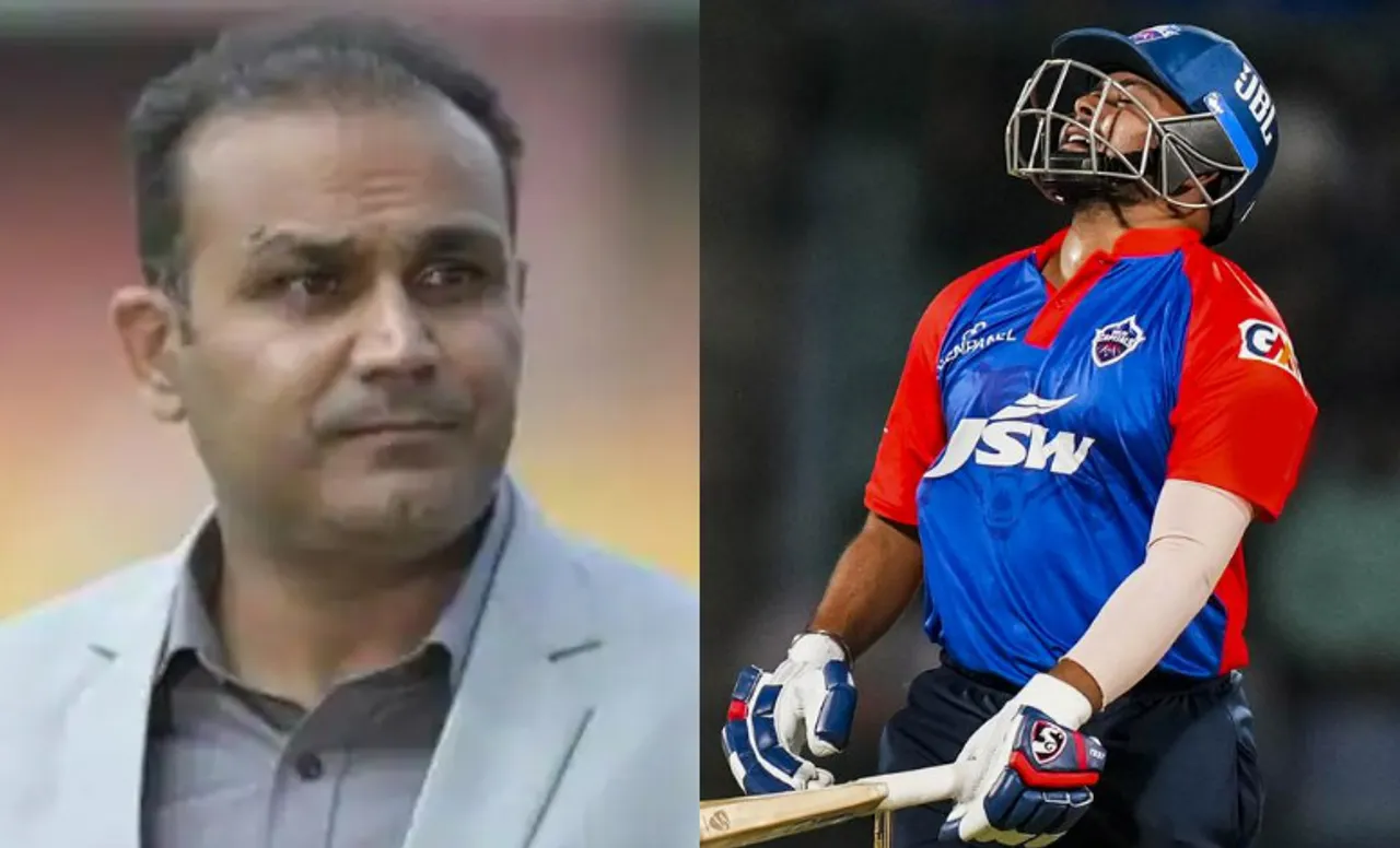 Virender Sehwag and Prithvi Shaw