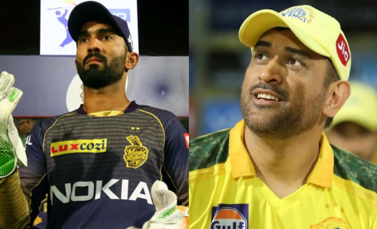 MS Dhoni- Dinesh Karthik