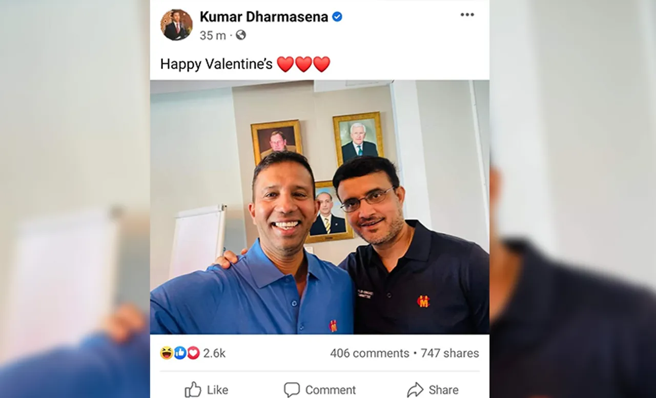 Kumar Dharmasena and Sourav Ganguly