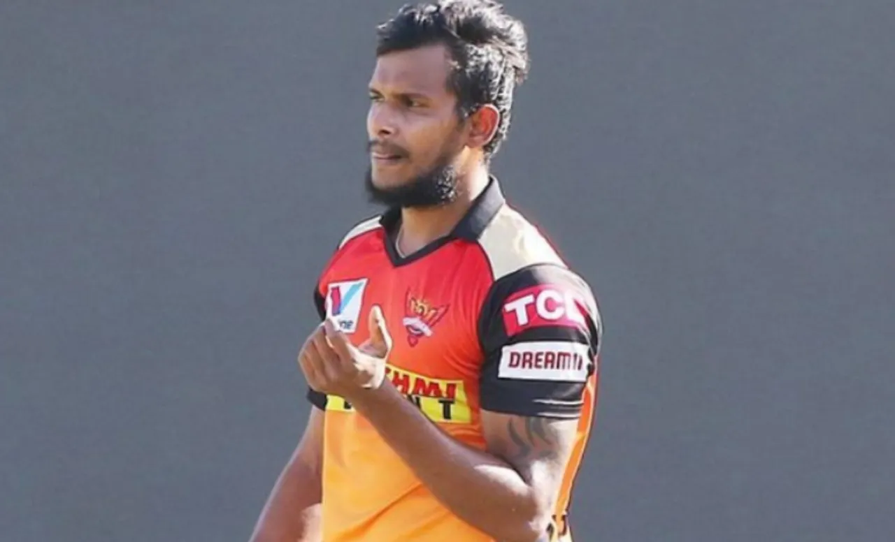 Natarajan set to miss rest of SRH matches due to knee injury - Reports