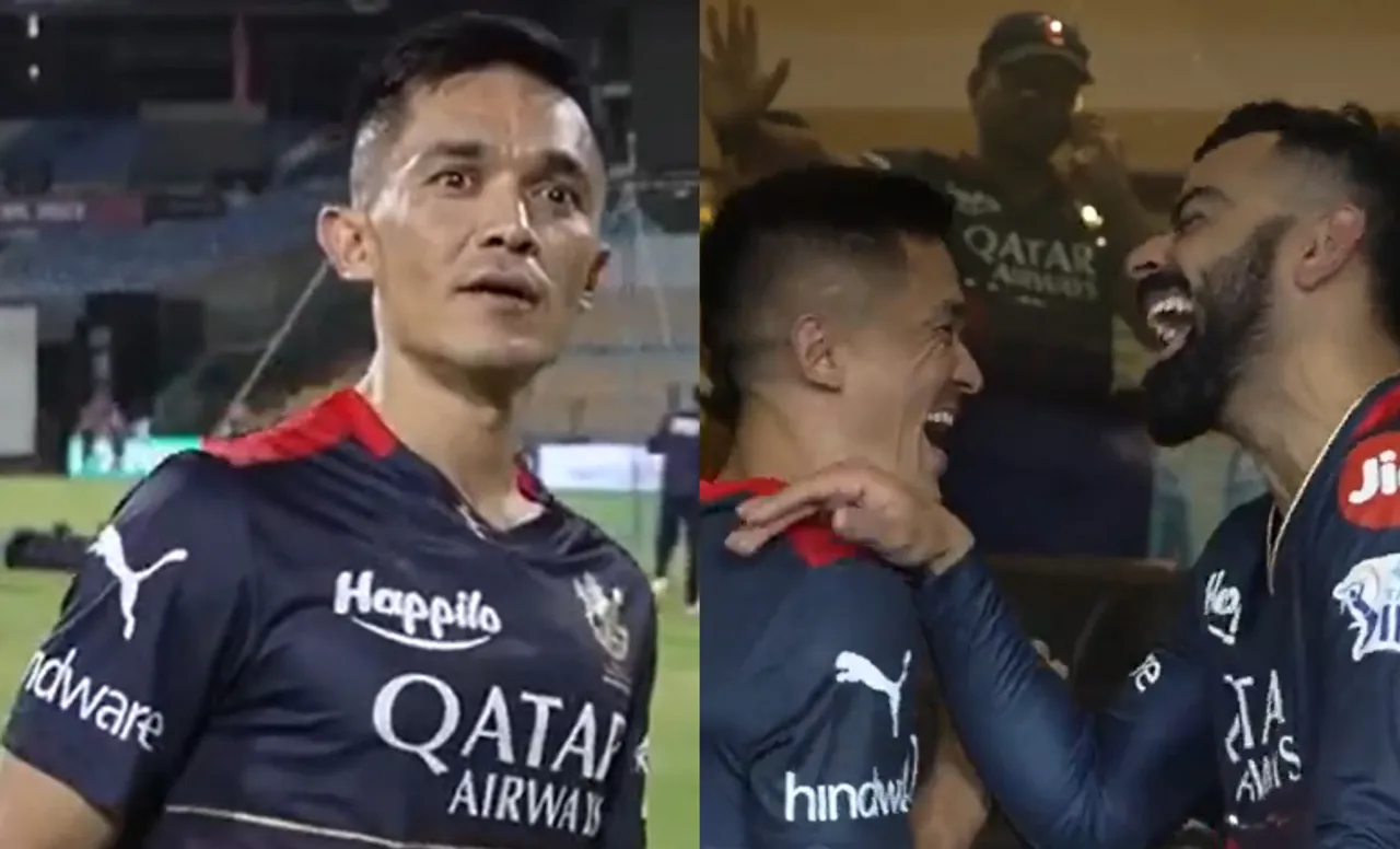 Sunil Chhetri visiting Bangalore franchise