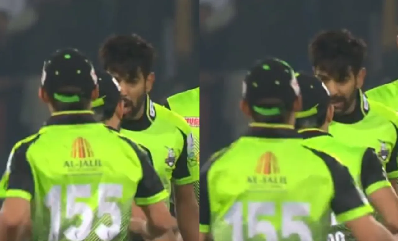 Watch: PSL witness another controversy as Haris Rauf slaps Kamran Ghulam
