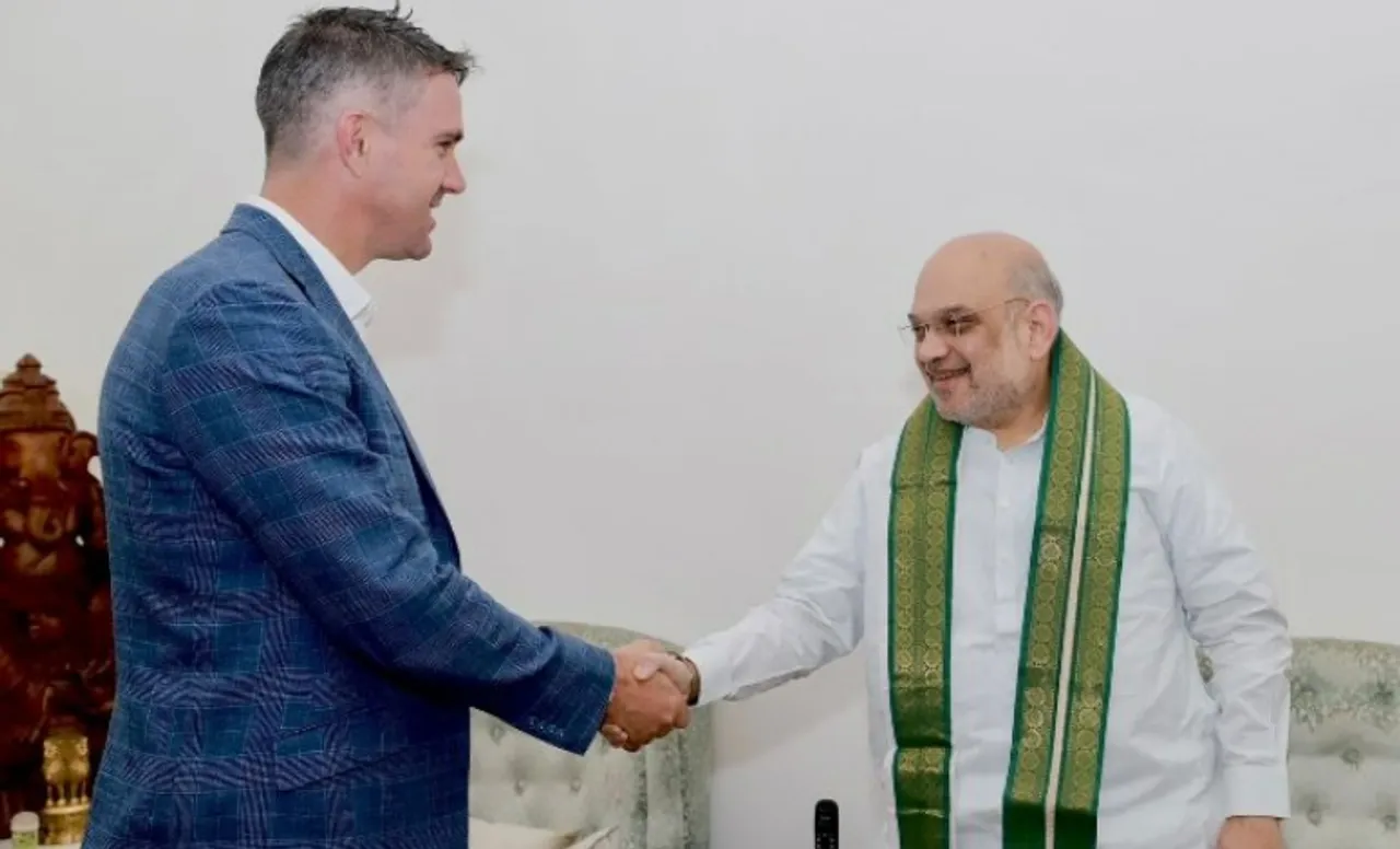 Kevin Pietersen and Amit Shah