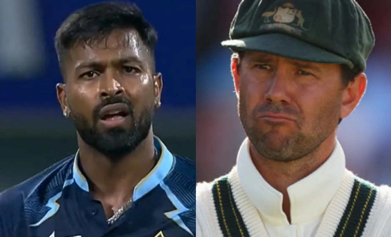 Hardik Pandya and Ricky Ponting