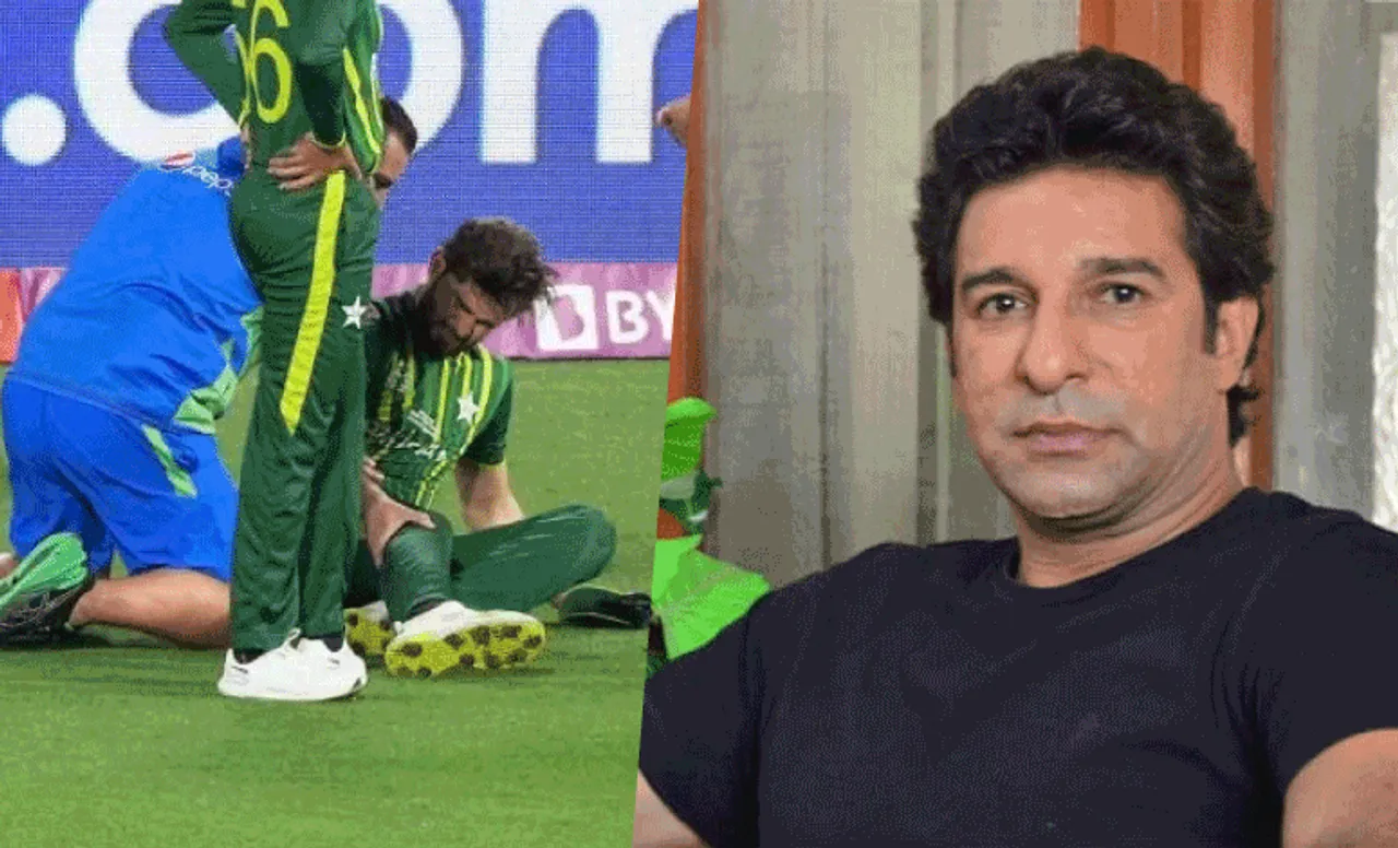 WATCH: 'Koi sharam, koi haya nahi hai...' - Wasim Akram looses his cool over fan who disrespected Shaheen Afridi following Pakistan's defeat